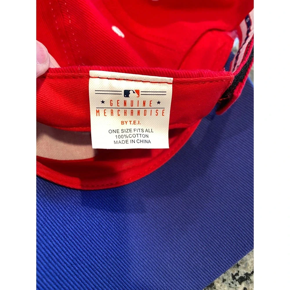 Philadelphia Phillies MLB Baseball Hat Red Blue White Adjustable Cotton Cap‎